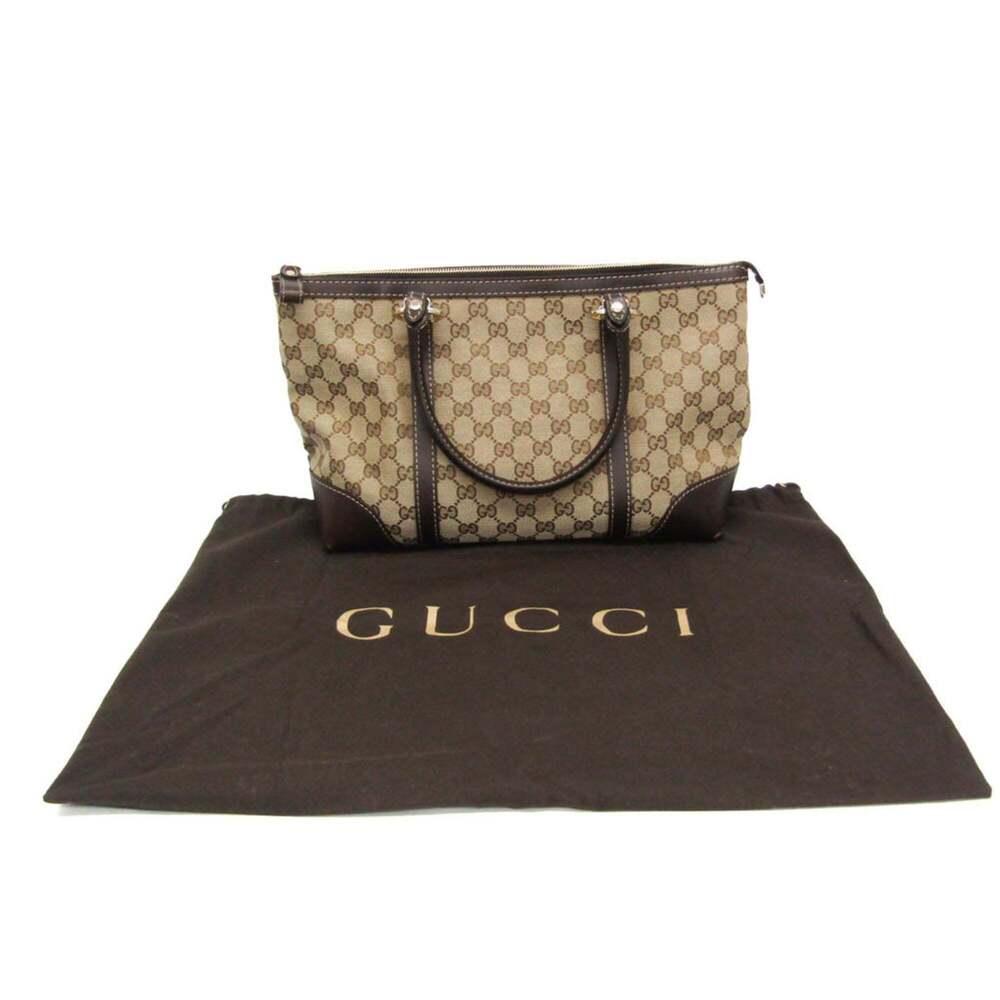 GUCCI Brown Leather Tote Bag - Picture 2 of 16